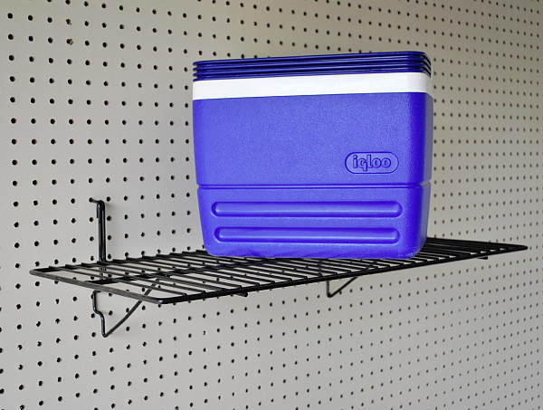 Slatwall Wire Shelf-Big - 24"w x 14"d - PACK OF TWO SHELVES